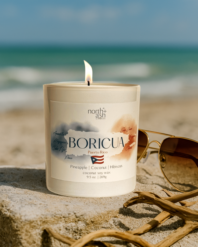 Boricua Candle